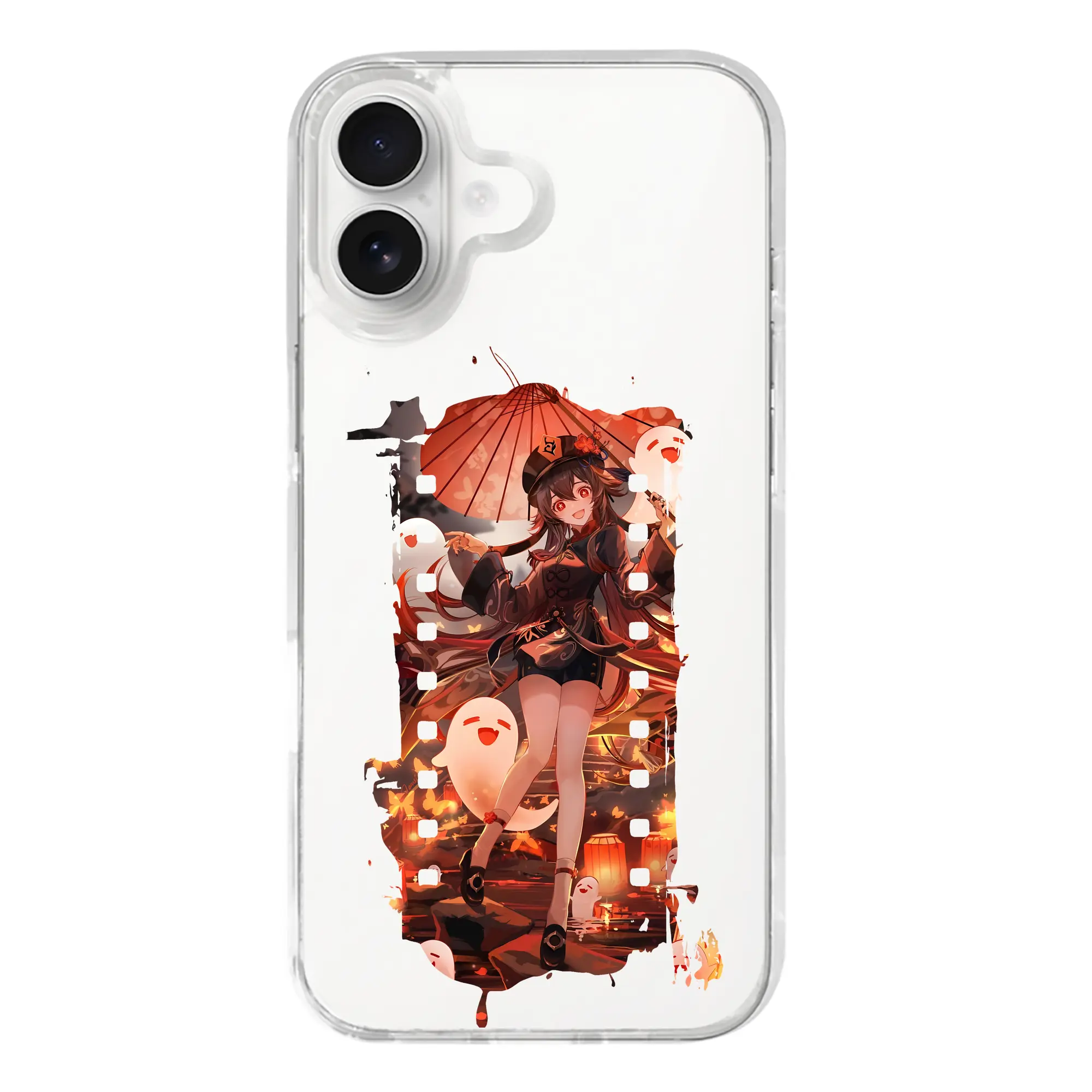 原 神 グッズ フータオ - iPhone 17シリーズ 透明スマホケース – 薄型・耐衝撃・精密フィット保護カバー